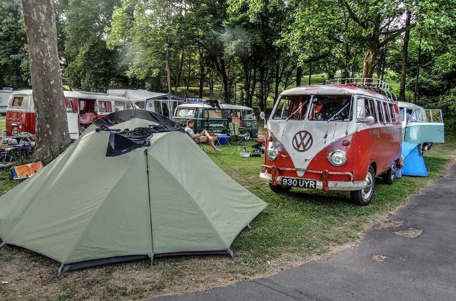 Camping an der französischen Atlantikküste